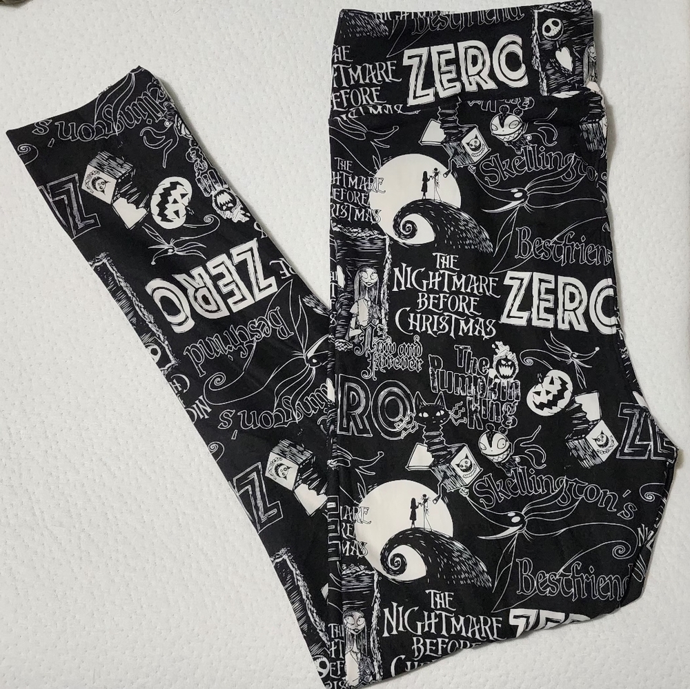 Lularoe Leggings TC2 Nightmare before Christmas